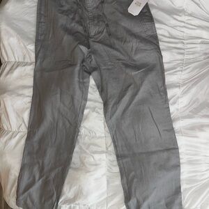 Club Room Men's Slate Grey Linen Pants